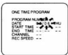 SYLVANIA 2965LF - Set the date when you want to start - 1