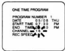 SYLVANIA 2965LF - Set the channel number - 1