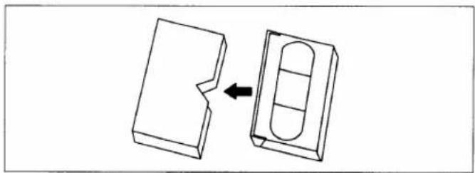 SYLVANIA 2965LF - REMOVING A CASSETTE - 1