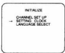 SYLVANIA 2965LF - TO CHANGE CLOCK SETTING - 1