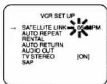 SYLVANIA 2965LF - Select "SATELLITE LINK" - 2