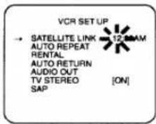 SYLVANIA 2965LF - Select "SATELLITE LINK" - 1