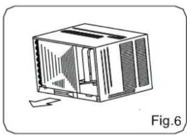 Fortress FWAC19M16 - Step 1. Remove the front panel and the air filter - 6