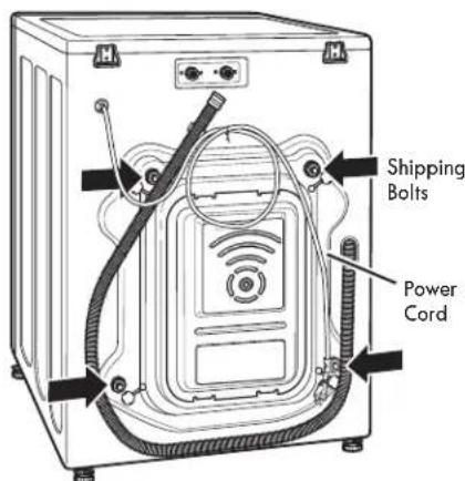 Shipping Bolts Power Cord