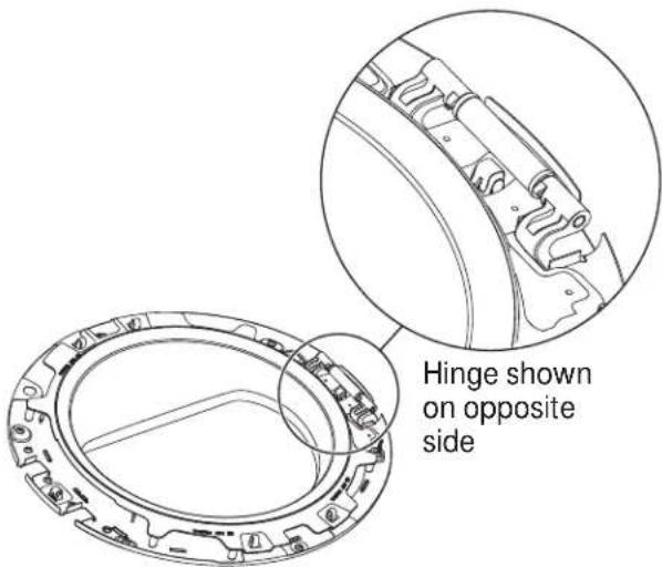 GE GFD45ESSKWW - ③ REINSTALL HINGE ASSEMBLY - 1