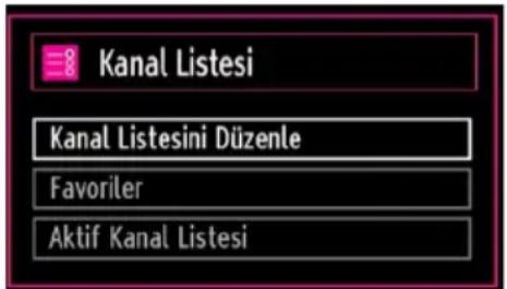 Finlux 32FX5020F - Kanal Yönetimi: Kanal Listesi - 1