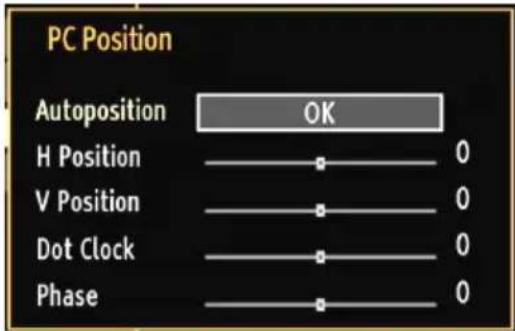 Finlux 32FX5020F - PC Picture Settings - 1