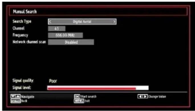 Finlux 32FX5020F - Manual Tuning - 1