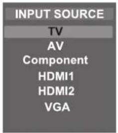 Seiki LC24G82 - Selecting Input Source - 1