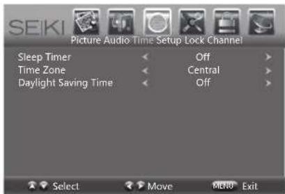 Seiki LC24G82 - Daylight Saving Time - 1