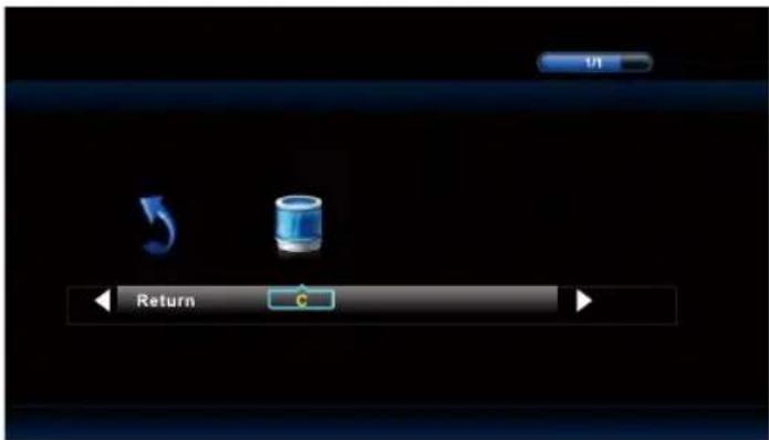 Return C