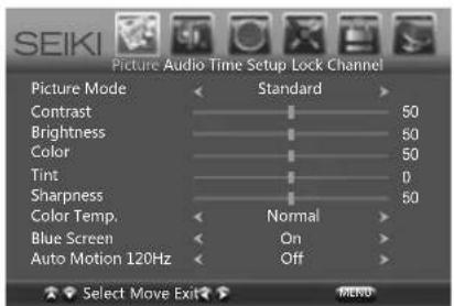 Seiki SC601GS - Auto Motion 120Hz - 1