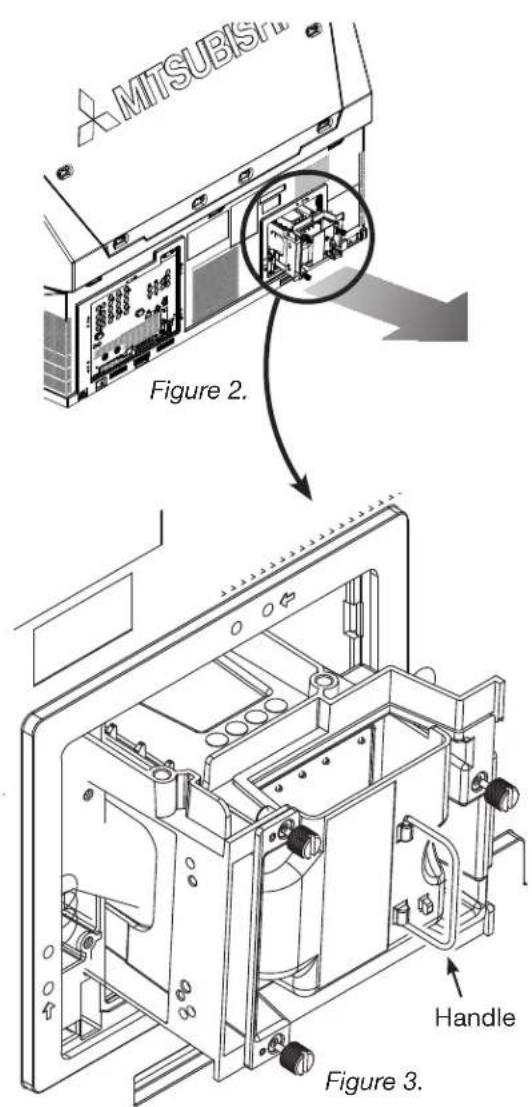 MITSUBIS Figure 2. Handle Figure 3.