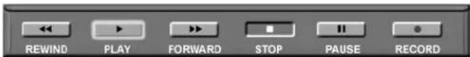 REWIND PLAY FORWARD STOP PAUSE RECORD