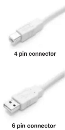 4 pin connector 6 pin connector