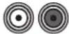MITSUBISHI WD-73732 - Audio Connections - 2