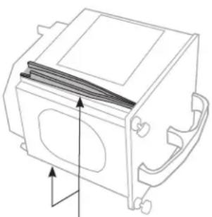 MITSUBISHI WD-73732 - Installing the New Lamp Cartridge - 2