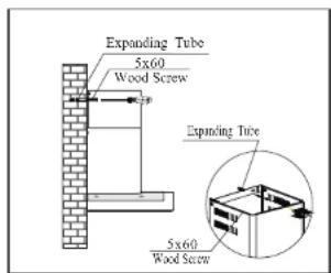 Expanding Tube 5x60 Wood Screw Expanding Tube 5x60 Wood Screw