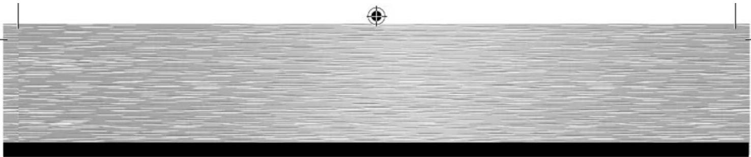 Grayscale abstract image with horizontal bands and a central crosshair marker (no text or symbols)