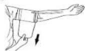 HOMEDICS BPA-450WGN - APPLYING THE CUFF - 4