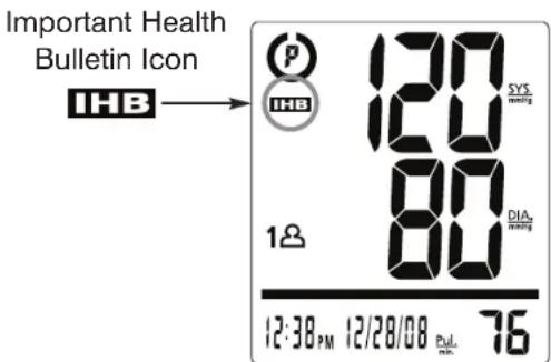 HOMEDICS BPA-450WGN - IMPORTANT HEALTH BULLETIN - 1