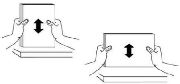 Two hand-drawn illustrations showing a book being placed on top and a tablet, both with upward arrows indicating movement (no text or symbols present)
