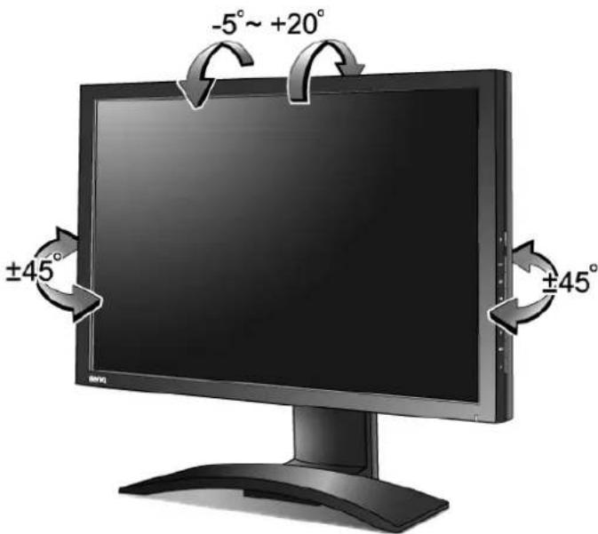 -5° ~ +20° ±45° ±45°