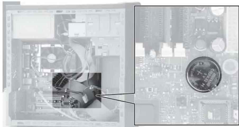eMachines T2896 - To replace the battery: - 2