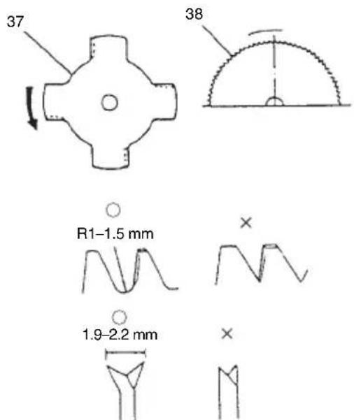 37 38 R1-1.5 mm 1.9-2.2 mm