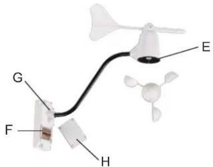 MEADE TE827W - ANEMOMETER ARM - 1