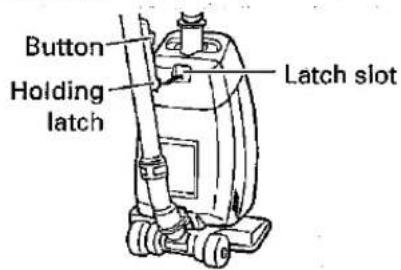 Button Holding latch Latch slot