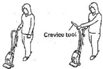 Crevice tool