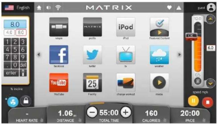 MATRIX H7XE - HOMESCREEN - 1