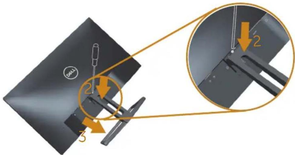 Technical diagram showing mechanical assembly with labeled parts and directional arrows indicating motion or force directions.