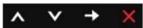 DELL S2318H - Accessing the OSD menu - 3