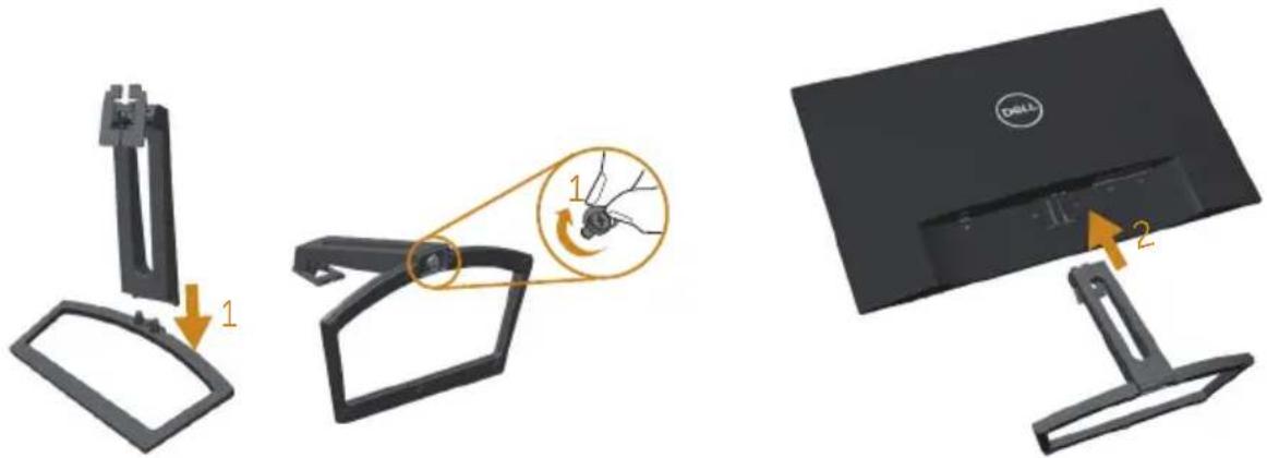 Diagram illustrating the use of a mosquito vector on a monitor, showing components with numbered annotations.