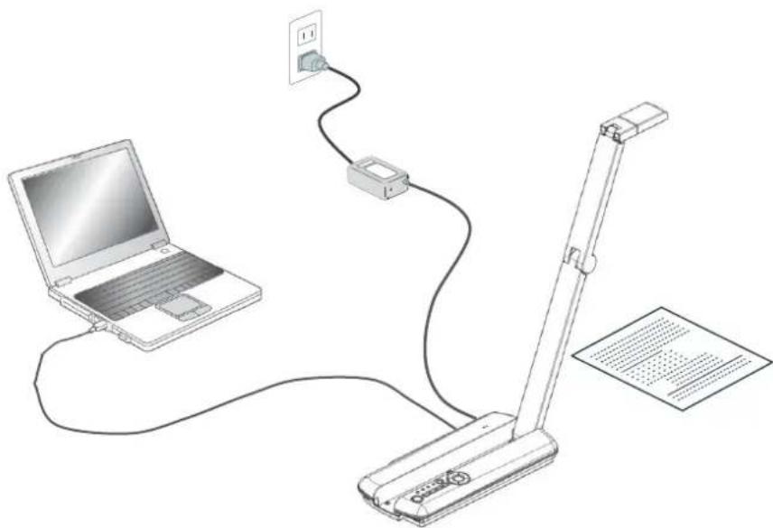 Elmo 1337-2 - Connecting to a PC - 1