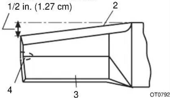 1/2 in. (1.27 cm) 2 4 3 OT0792
