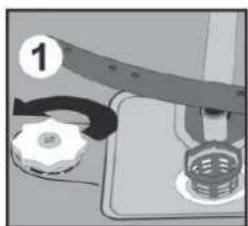 Freggia DWCI4108 - Fill the salt compartment with water at first use only. - 1