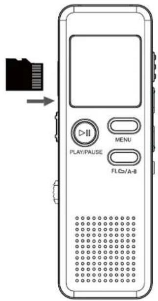 Pyle PVR300 - Inserting and removing the Card - 1