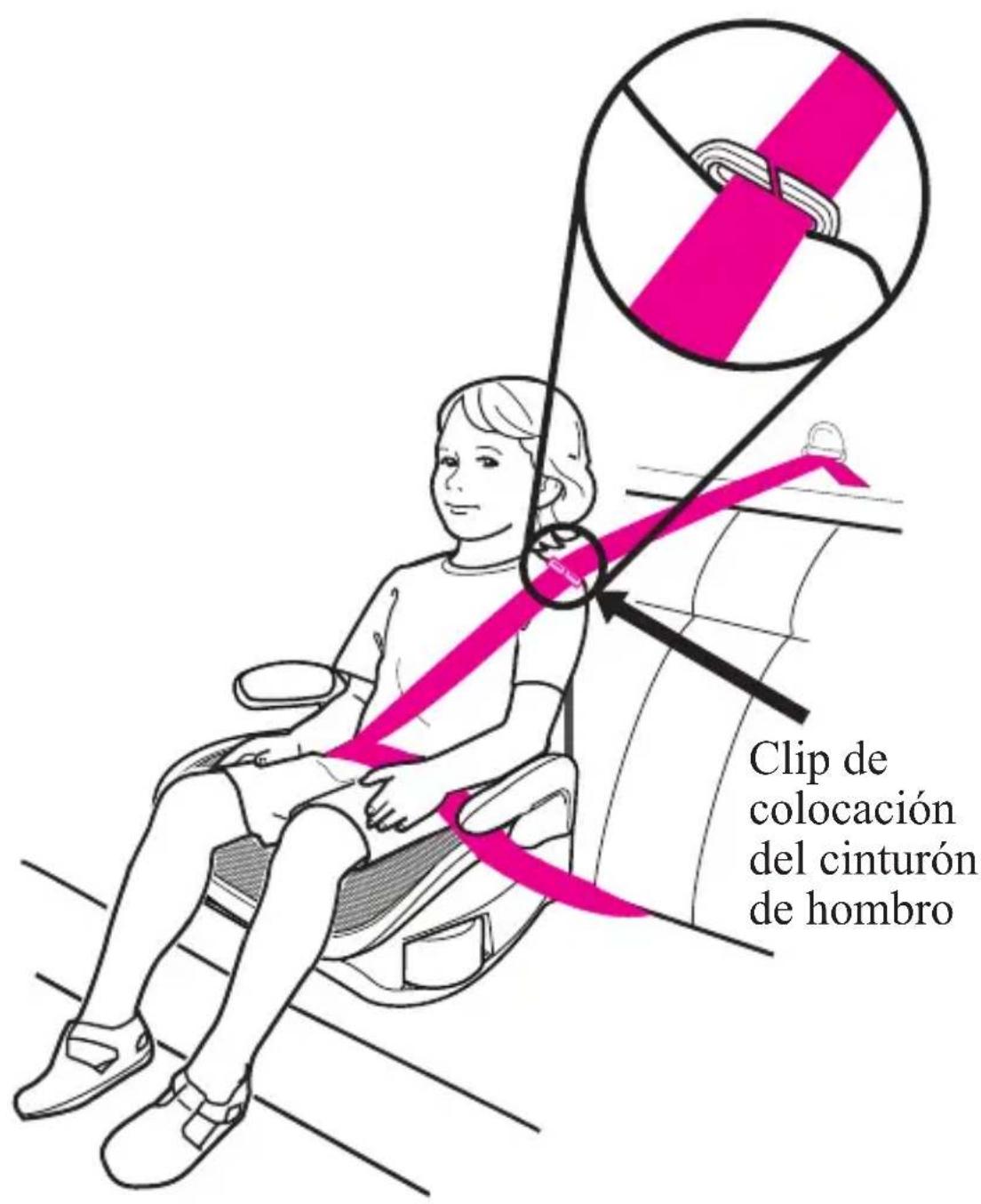 GRACO Booster Air - Para conectar el clip al asiento para niños: - 3