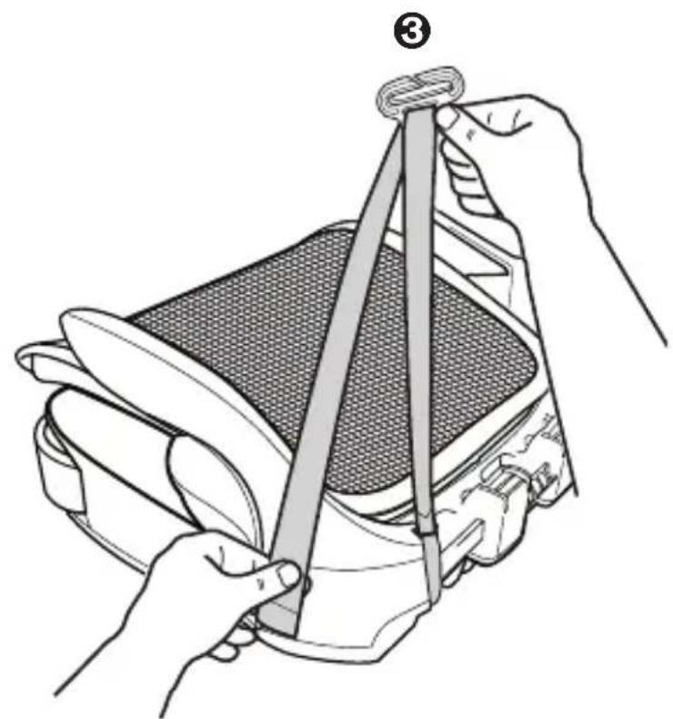 GRACO Booster Air - To attach clip to booster seat: - 4
