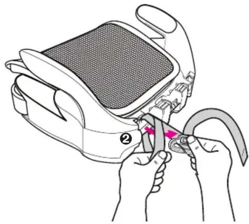 GRACO Booster Air - To attach clip to booster seat: - 3
