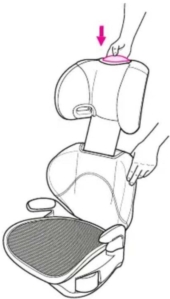 GRACO Booster Air - Adjusting the Head Support - 2