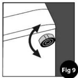 Splendide WD2100XCP - Leveling the washer-dryer - 1