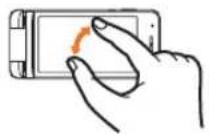 SHARP Aquos Shot SH008 - Slide and Long Touch Pinch - 2