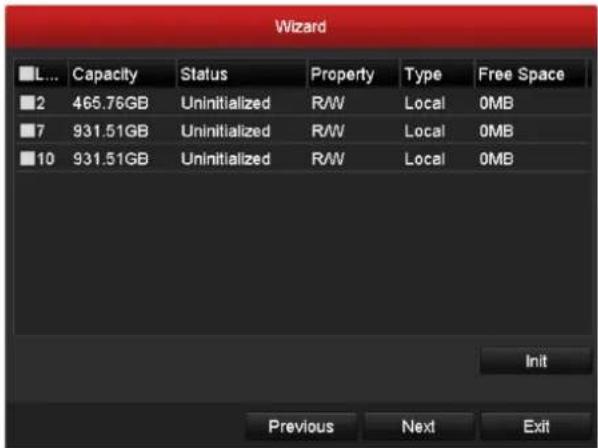 Hikvision DS-9616NI-RT - Using the Wizard for Basic Configuration - 11