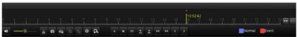 Hikvision DS-9616NI-RT - Click button to play back the file. - 3