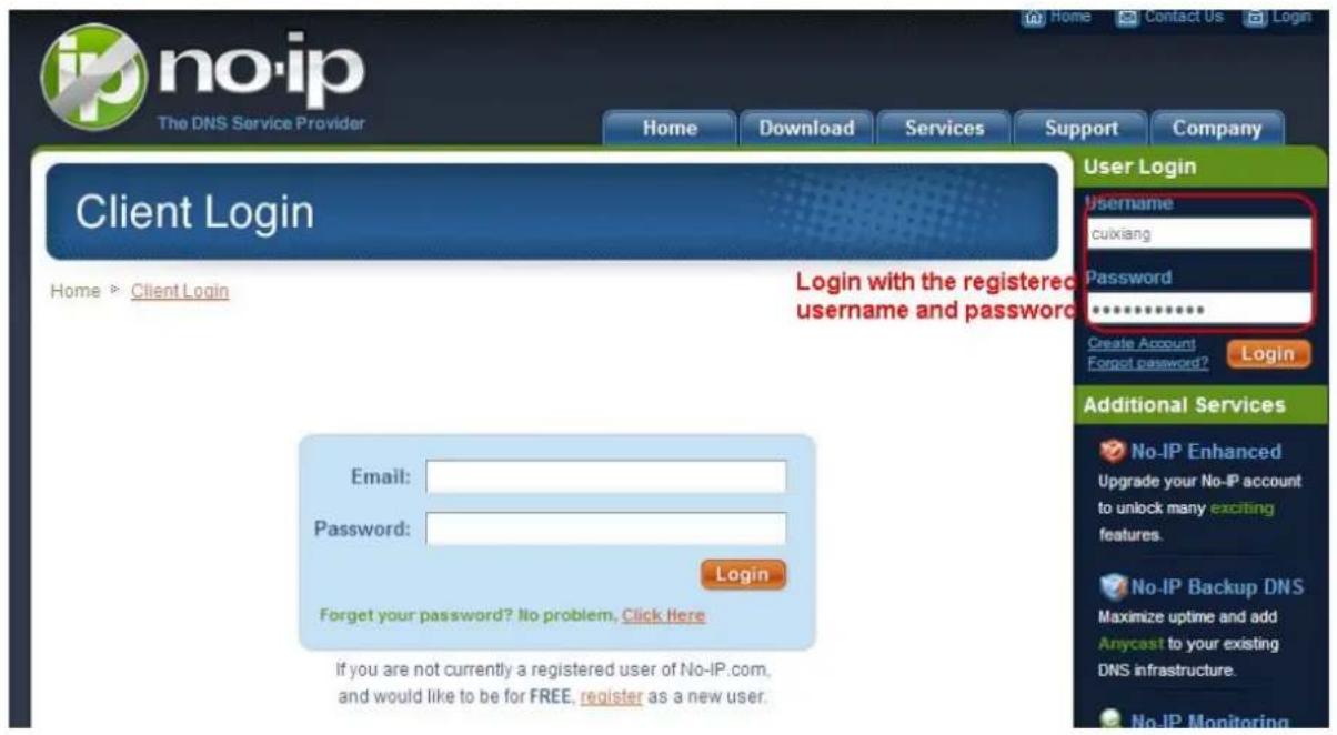 FOSCAM FI8910E - Third Party Domain Name Settings - 2