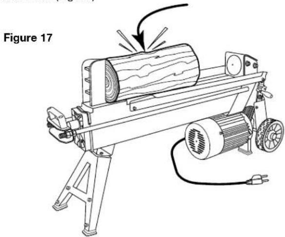 Snow Joe 15 AMP 5 Ton - Removing a Jammed Log - 6